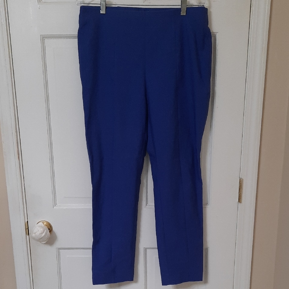 Chico's Vibrant Blue Straight Leg Pants